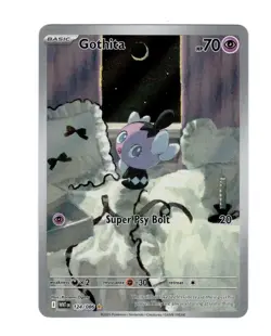 GOTHITA 124/086 ILLUSTRATION RARE WHITE FLARE POKEMON NM/M - Image 1