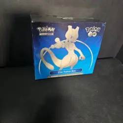 Pokemon GO ETB Mewtwo Accessories Lot Box Sleeves Dice No Packs - Image 2