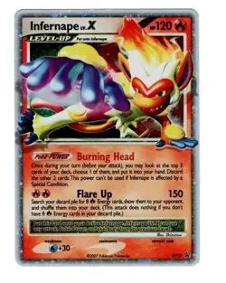 INFERNAPE LV.X DP10 HOLO PROMO DIAMOND AND PEARL PROMOS POKEMON LP - Image 1