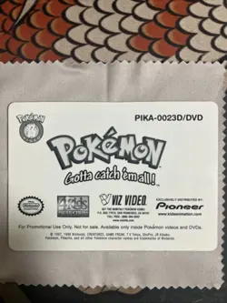 1998 Pokemon Video Pioneer Lenticular Squirtle Viz Promo Card Pika-0023D NM - Image 2