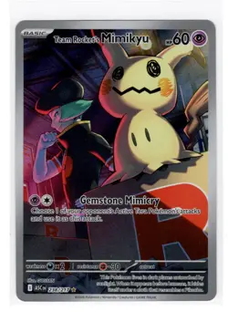TEAM ROCKET'S MIMIKYU 238/217 ILLUSTRATION RARE ASCENDED HEROES POKEMON NM/M - Image 1
