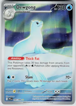 POKEMON DEWGONG 097/094 PHANTASMAL FLAMES NM/M - Image 1