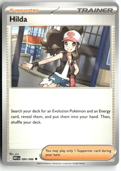 HILDA 084/086 UNCOMMON WHITE FLARE POKEMON NEAR MINT - Image 1