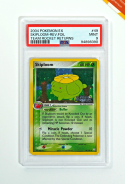 Pokemon PSA 9 Skiploom #49 Stamped EX Team Rocket Returns 2004 English - Image 1