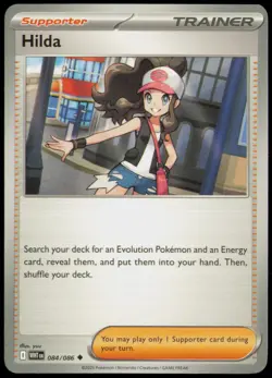 HILDA 084/086 UC WHITE FLARE POKEMON NM - Image 1