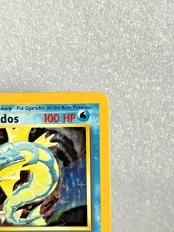 Gyarados Holo Rare Base Set 6/102 Unlimited WOTC 1999 Vintage Pokemon TCG MP - Image 4