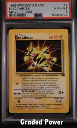 Promo Electabuzz PSA 8 Movie Promo #2 Pokemon - Image 1