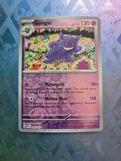 Gengar 094/165 Rare 151 Pokemon Reverse Holo Near Mint - Image 1
