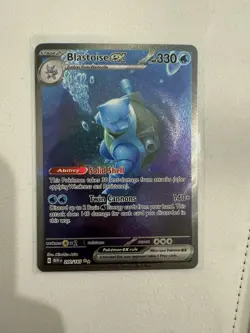 Blastoise EX 200/165 SIR Sv: Scarlet & Violet 151 Holo Pokemon Card TCG - Image 3