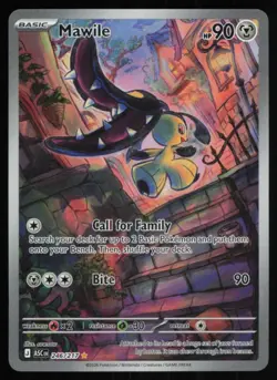 2026 ASCENDED HEROES MEGA EVOLUTIONS MAWILE ILLUSTRATION RARE #246 - Image 1