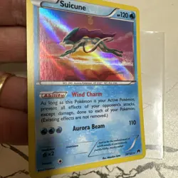 Pokemon TCG Suicune XY Breakpoint Holo Rare Card 30/122 NM LP - Image 2