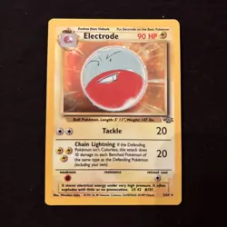 Pokemon TCG Electrode Jungle 2/64 Holo Unlimited Holo Rare - Image 1
