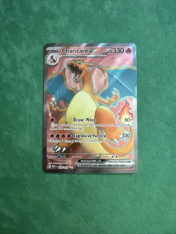 Pokemon TCG Charizard EX 183/165 Scarlet Violet 151 - Image 1