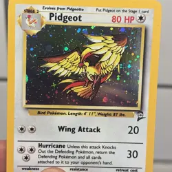 Pidgeot 14/130 Holo Rare Base Set 2 Pokemon Holo Lightly Played / Near Mint - Image 3