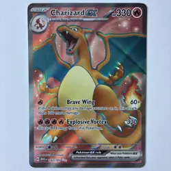 Pokemon TCG Charizard ex 183/165 Ultra Rare Full Art Holo EN 2023 - Image 1