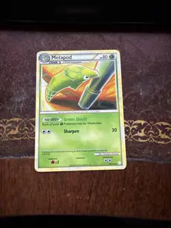 Metapod 46/123 HeartGold SoulSilver Uncommon Pokemon TCG Card Regular - Image 1
