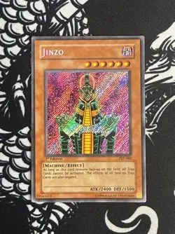 Yu-Gi-Oh Jinzo PSV-000 Secret Rare 1st Edition Asian-English NM - Image 1