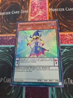 Yugioh Performapal Trump Witch FUEN-EN048 Super Rare Unlimited Near Mint - Image 1