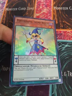 Yugioh Performapal Trump Witch FUEN-EN048 Super Rare Unlimited Near Mint - Image 2