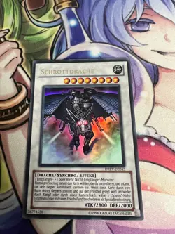 SCRAP DRAGON GERMAN ULTRA RARE DREV-EN043 DE043 LIGHT PLAY YUGIOH - Image 1