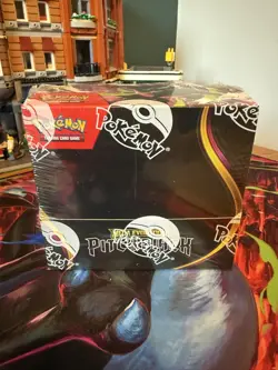 Pokemon TCG: Pitch Black Sealed Booster Box (36 Packs) NEW & SEALED *Side Rip* - Image 1