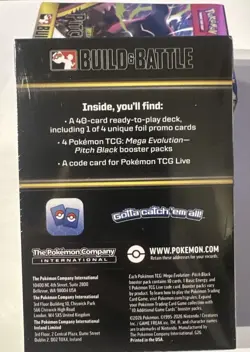 Pokemon Pitch Black Build and Battle Box New & Sealed - Image 4