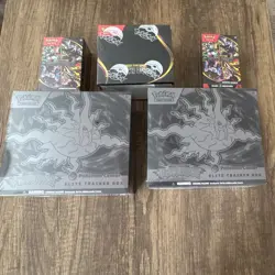 Pokemon Center Pitch Black Sealed: 1 x Booster Box, 2 x ETB, 2 x Booster Bundle - Image 1