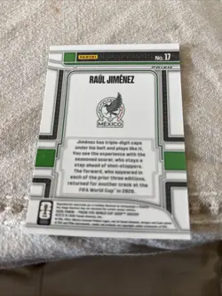 2026 Panini Prizm World Cup - Scorers Club Silver Wave Raul Jimenez Mexico #17 - Image 2