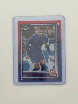 Panini 2025-26 Donruss Road to FIFA World Cup Kylian Mbappe Red Blue Maze France - Image 1