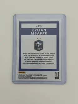 Panini 2025-26 Donruss Road to FIFA World Cup Kylian Mbappe Red Blue Maze France - Image 2