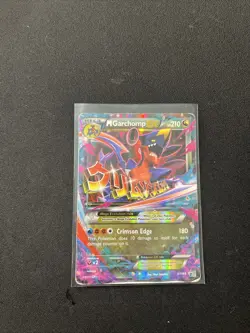 Pokemon M Garchomp EX Black Star Promos Holo Card XY168 - Image 1