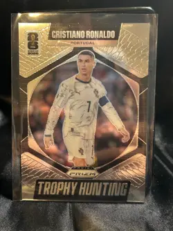 Cristiano Ronaldo #17 2026 Panini Prizm FIFA World Cup Trophy Hunting - Image 1