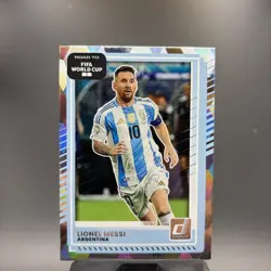 2025-26 Donruss Road to World Cup Lionel Messi Optic Holo Parallel #154 - Image 2