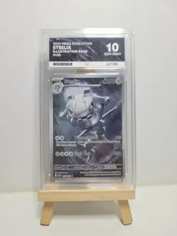 Steelix 150/132 Illustration Rare Mega Evolution Pokemon TCG Card Ace 10 - Image 1