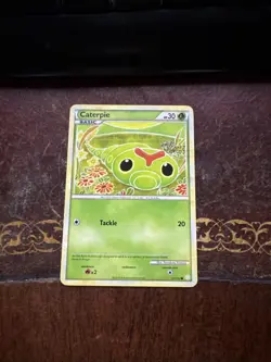 Pokemon TCG Caterpie HeartGold SoulSilver Card 57/123 Regular Common - Image 1