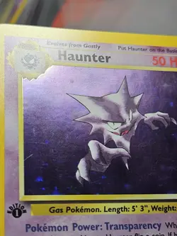 Pokemon 1st Edition Fossil Haunter Holo Rare 6/62 EXC-NEAR MINT - Image 3