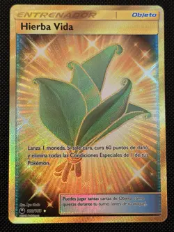 Life Herb Secret Rare 180/168 Gold Celestial Storm Pokemon Card Spanish NM - Image 1