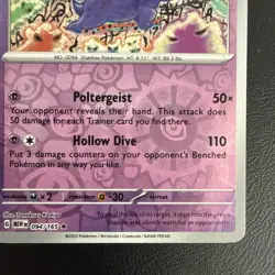 Pokemon Card Gengar - 094/165- Reverse Holofoil - 151 mew en NM Near mint - Image 4