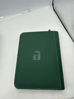 Vault X 4 Pocket Zip Binder, 160 Cards, Exo-Tec 6.8cm x 9.7cm, Green - Image 4