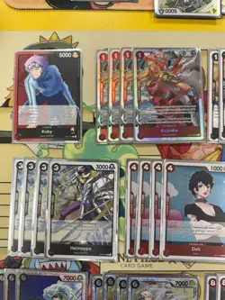 One Piece TCG Koby Deck 51 Card Red Black Navy Tournament Ready - Image 2