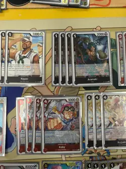 One Piece TCG Koby Deck 51 Card Red Black Navy Tournament Ready - Image 3