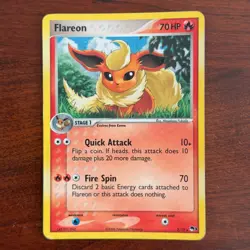 Flareon 2/17 Holo Rare POP Series 3 Promo Pokemon Card - Image 1