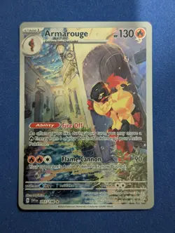 Pokemon TCG Card Armarouge 203/198 Scarlet Violet Base Illustration Rare - NM - Image 1