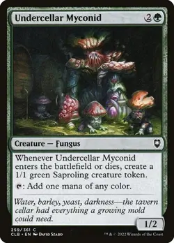 [MTG] Undercellar Myconid (Foil) (259) (CLB) NM - Image 1