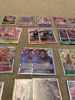 One Piece TCG 150 Card Lot! Super Rares, Leaders , Promos, Rare! Near Mint NM - Image 4