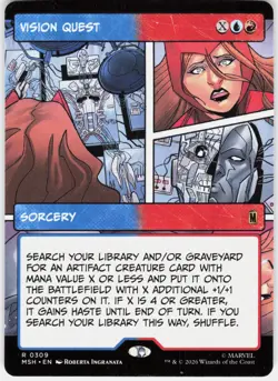 MAGIC MTG VISION QUEST (BORDERLESS) 309 MARVEL SUPER HEROES - Image 1