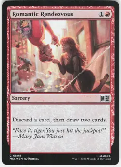 MAGIC MTG ROMANTIC RENDEZVOUS 808 COMMANDER: MARVEL SUPER HEROES FOIL - Image 1