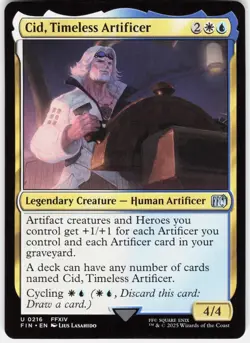 MAGIC MTG CID, TIMELESS ARTIFICER (0216) 216 FINAL FANTASY - Image 1