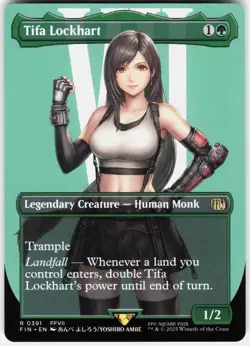 MAGIC MTG TIFA LOCKHART (BORDERLESS) 391 FINAL FANTASY - Image 1