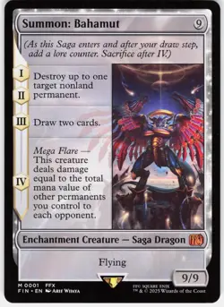 MAGIC MTG SUMMON: BAHAMUT 1 FINAL FANTASY - Image 1